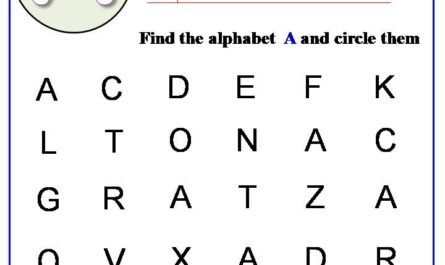 Letter A Tracing coloring circle worksheet