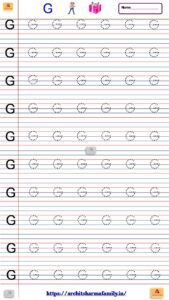 Capital Letter A to Z Printable Writing Worksheet – Archit Sharma