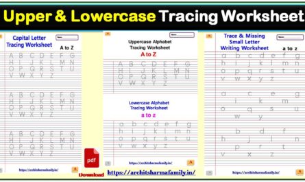 Upper and Lowercase Writing Worksheet