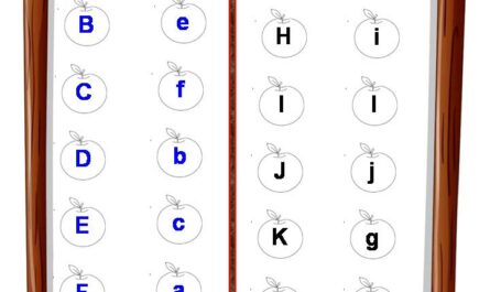 Uppercase to Lowercase Letter Match worksheet