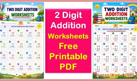 2 Digit Addition Worksheets Free Printable PDF