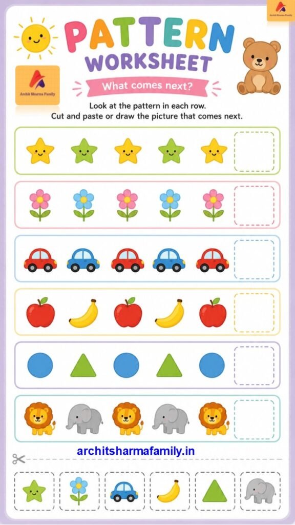 Pattern Worksheet 1