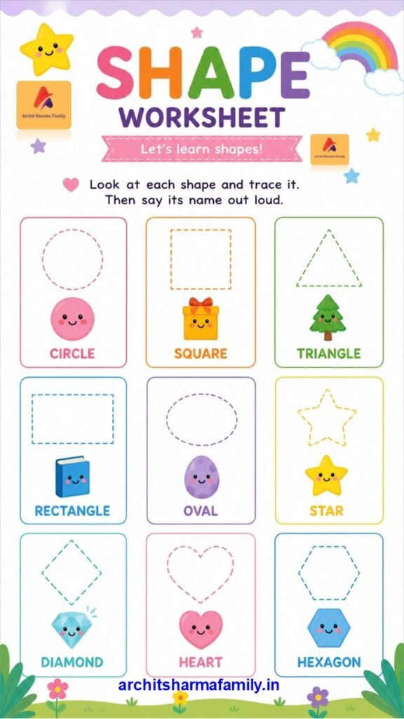 Shape Worksheet